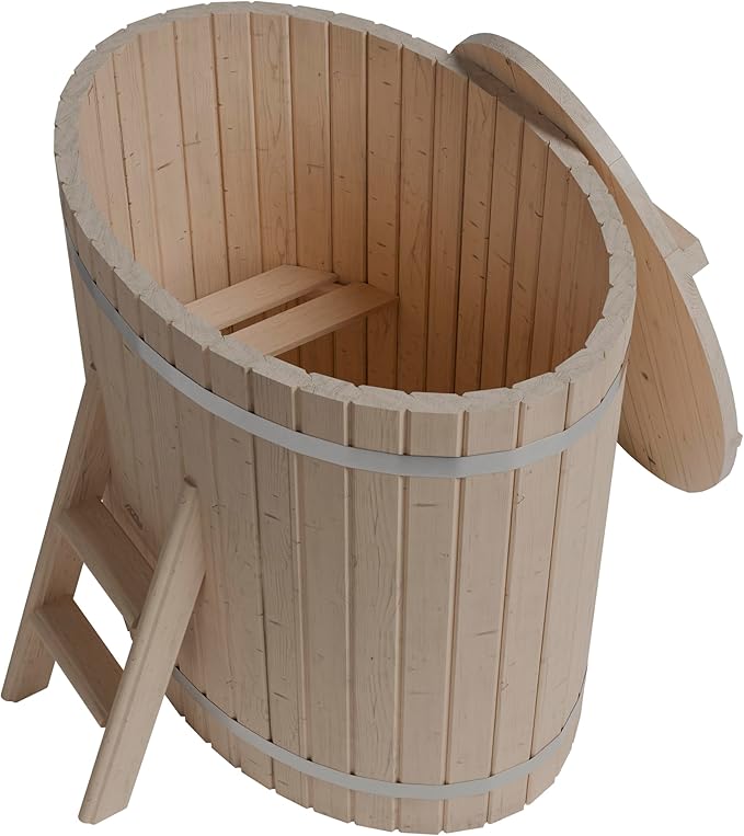 Hot Tub 1BO aus Holz, Badezuber für den Außenbereich