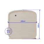 Fasssauna Quadro 340cm Modell 3QL – Bild 4