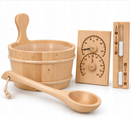 Eimer, Thermometer, Hygrometer